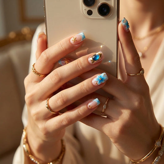 Blue Sea nail