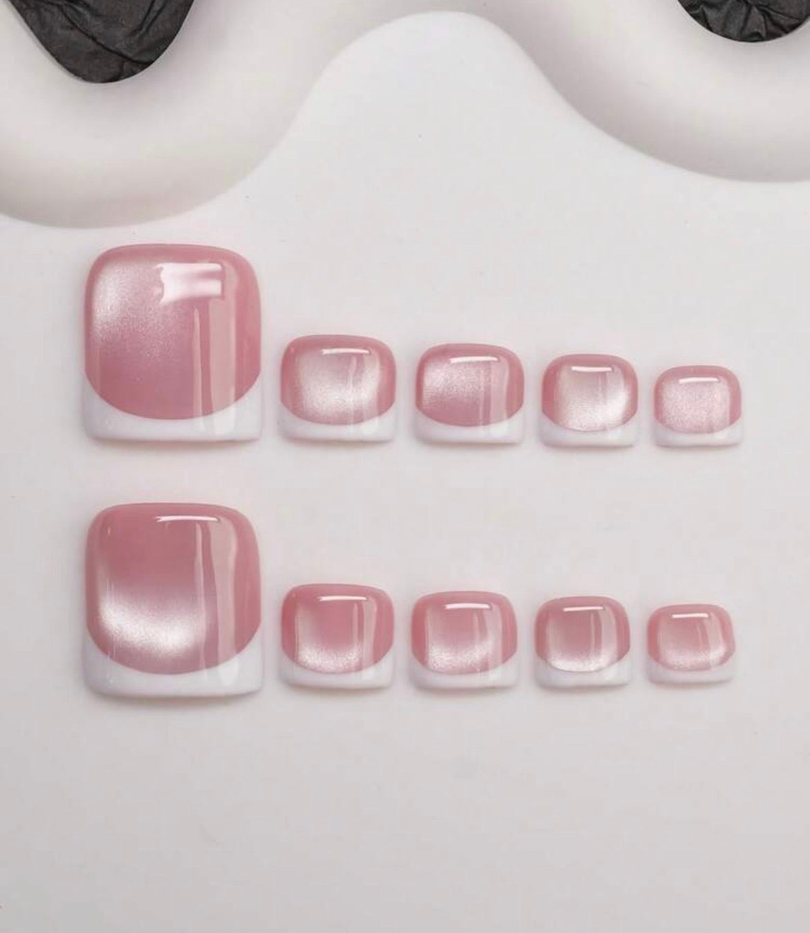 Cat-eye white edge