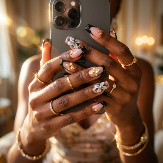 Black rhinestone